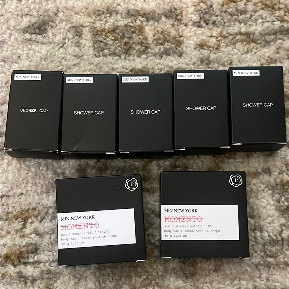 NEW - Lot of 7 MIN NEW YORK Momento luxury hotel amenity toiletries - Pendry